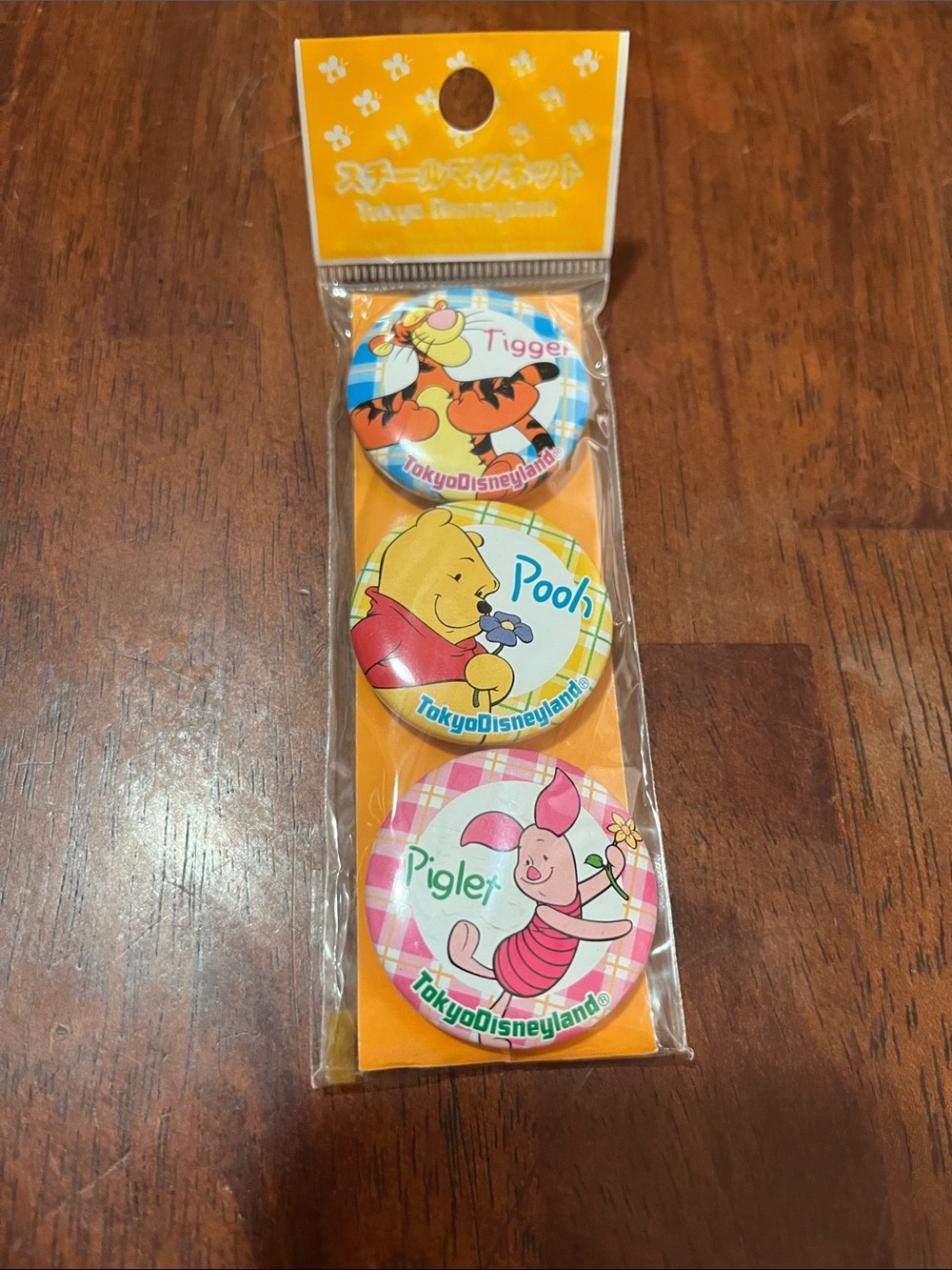 Tokyo Disneyland Winnie the Pooh magnets 3 pack
